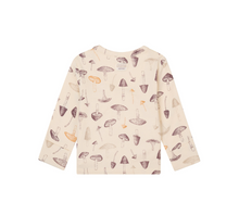 Load image into Gallery viewer, Noppies Creamy Mushroom Print Tee and Pant
