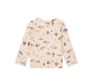 Noppies Creamy Mushroom Print Tee and Pant