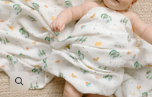 Load image into Gallery viewer, Loulou Lollipop Eric Carle World of Wonders Swaddling Blanket
