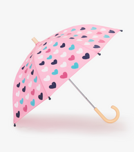 Load image into Gallery viewer, Scattered Hearts Color Changing Umbrella
