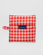 Load image into Gallery viewer, BAGGU Red Gingham Reusable Bag
