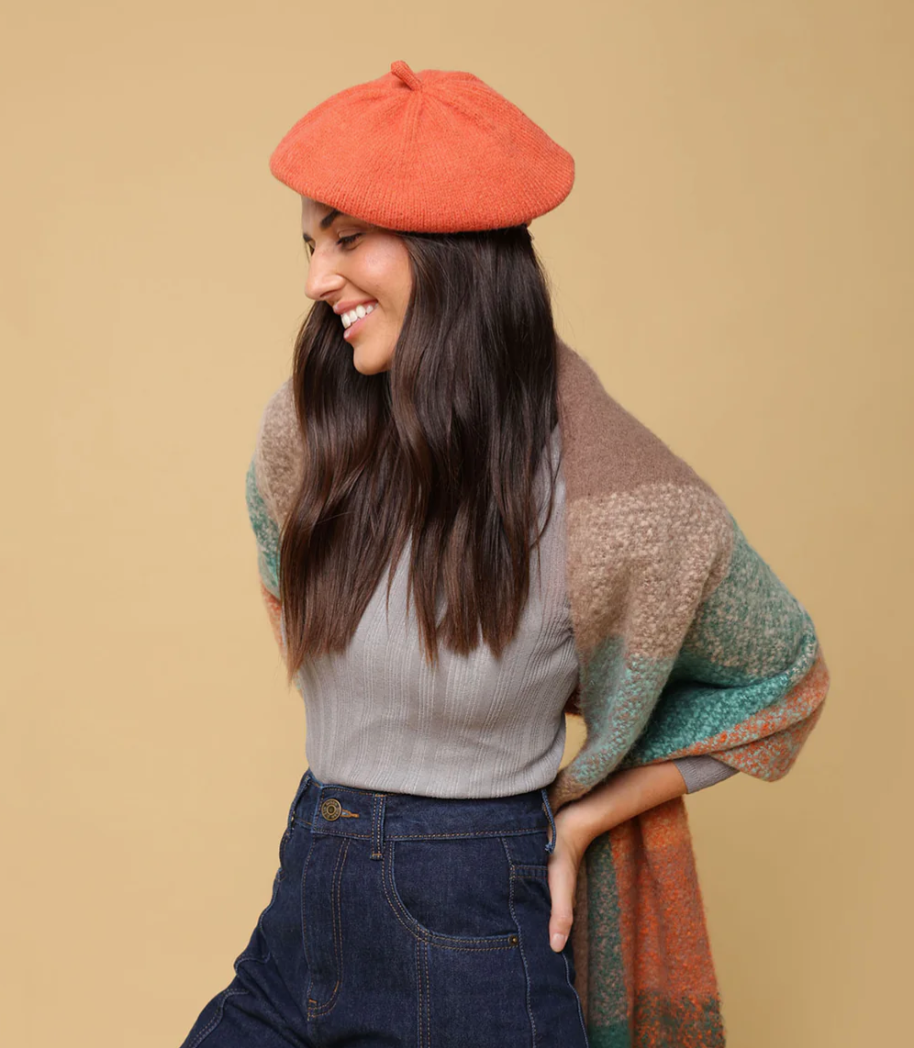 Stevie Beret Orange