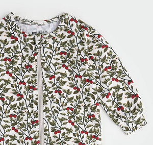 Petit Lem Raspberry Bush Print Sleeper