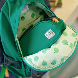 Souris Mini Green ColorBlock School Bag