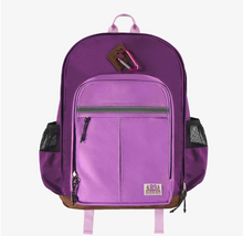 Load image into Gallery viewer, Souris Mini Purple ColorBlock School Bag
