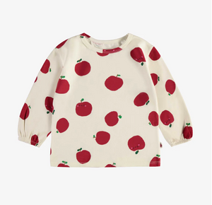 Souris Mini Red Apple Tee and Cord Overall