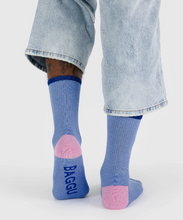 Load image into Gallery viewer, BAGGU Ribbed Sock Cornflower Mix
