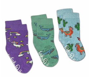 Llamas, Unicorns and Whales Socks 3-Pack