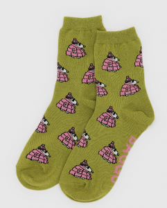 BAGGU Crew Sock Snoopy