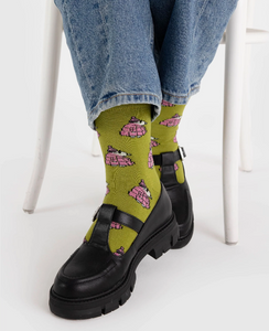 BAGGU Crew Sock Snoopy