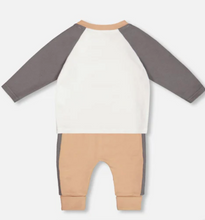 Load image into Gallery viewer, Deux Par Deux Teddy Tee and Pant
