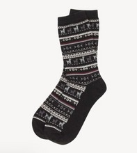 Load image into Gallery viewer, Pokoloko Alpaca Socks Black
