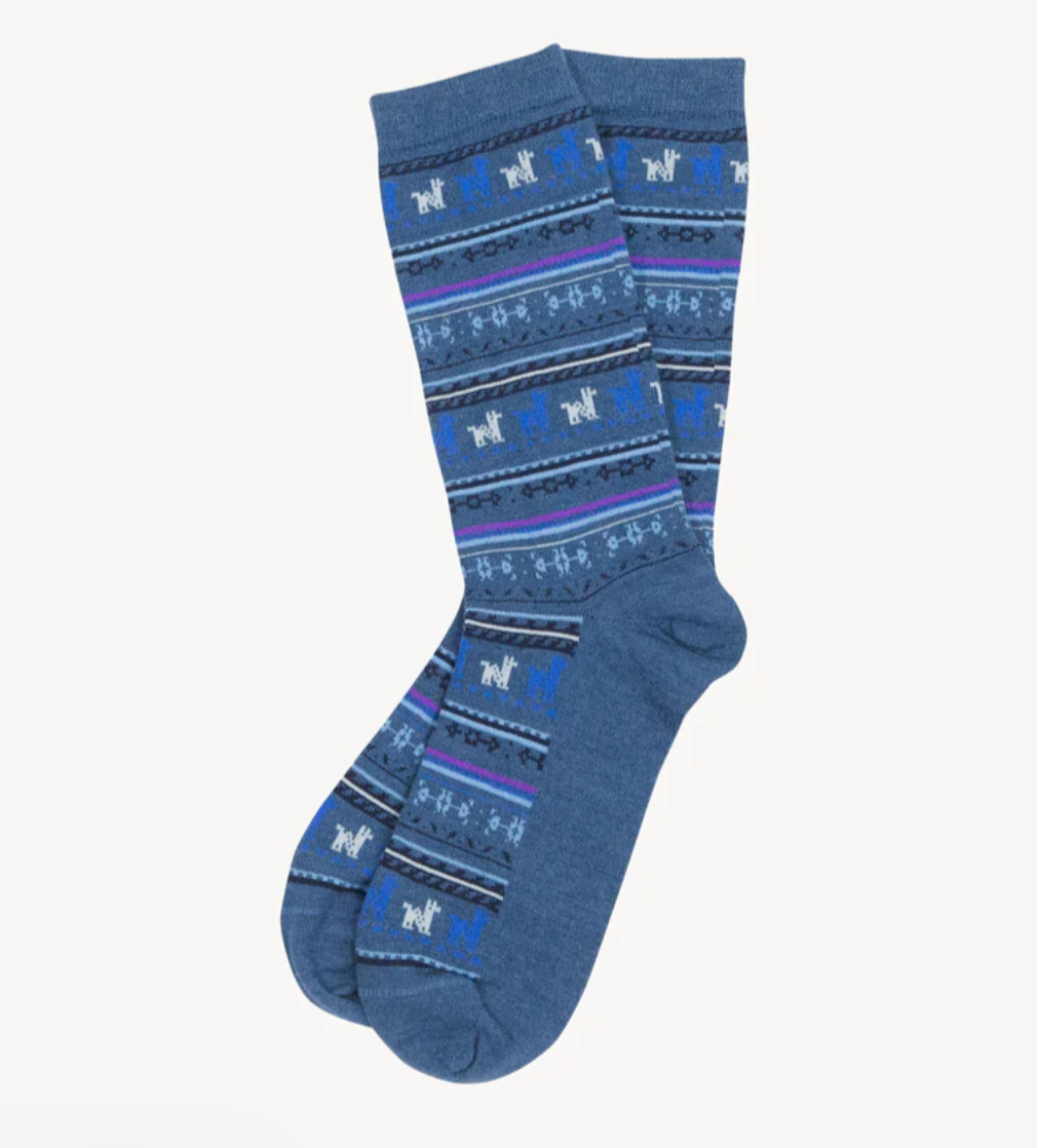 Pokoloko Alpaca Socks Space Blue