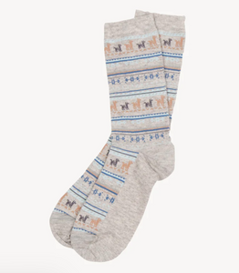 Pokoloko Alpaca Socks Multi Grey