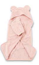 Load image into Gallery viewer, Bella Tunno Hooded Towel and Wash Mitt Blush
