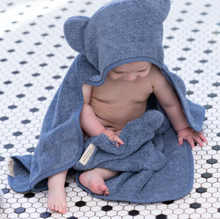 Load image into Gallery viewer, Bella Tunno Hooded Towel and Wash Mitt Rain
