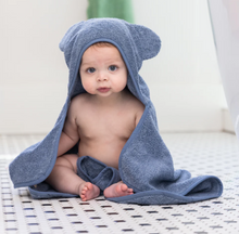 Load image into Gallery viewer, Bella Tunno Hooded Towel and Wash Mitt Rain
