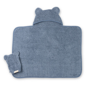 Bella Tunno Hooded Towel and Wash Mitt Rain