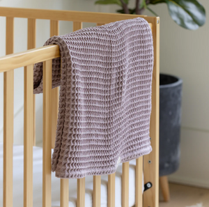 Bella Tunno Waffle Baby Blanket Orchid