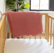 Load image into Gallery viewer, Bella Tunno Waffle Baby Blanket Watermelon
