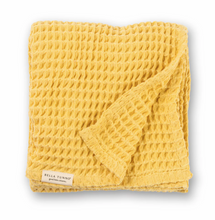 Load image into Gallery viewer, Bella Tunno Waffle Baby Blanket Sunshine
