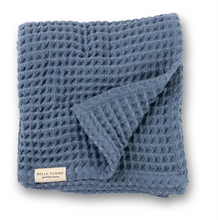 Load image into Gallery viewer, Bella Tunno Waffle Baby Blanket Rain
