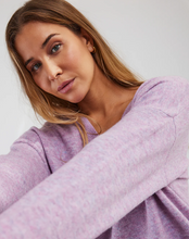 Load image into Gallery viewer, FIG Aniak V-Neck Sweater Lilac Heather
