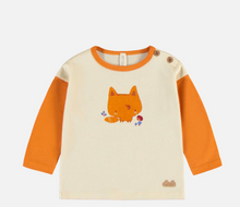 Load image into Gallery viewer, Souris Mini Fox Print Tee and Corduroy Overall
