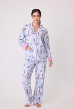 Load image into Gallery viewer, PJ Salvage Flannel Pyjamas Western Wildheart Blue Whisper
