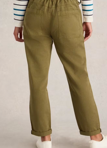 White Stuff UK Thea Trouser Khaki Green