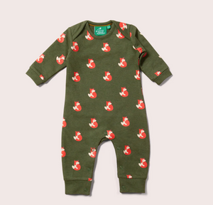 Little Green Radicals Little Fox Playsuit