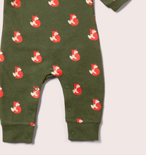 Load image into Gallery viewer, Little Green Radicals Little Fox Playsuit
