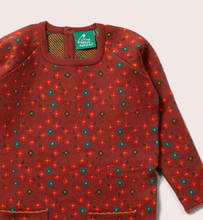 Load image into Gallery viewer, Little Green Radicals Hazelnut Flowers Sweater Dress
