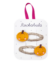 Load image into Gallery viewer, Rockahula Little Pumpkin Clips
