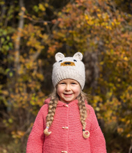 Load image into Gallery viewer, Ambler Kids Kuma Teddy Bear Beanie
