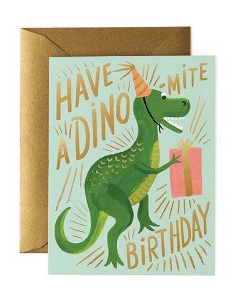 Dinomite Birthday Card