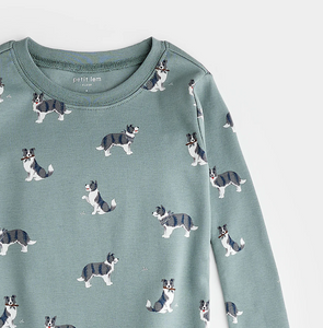 Petit Lem Australian Shepherd Print Pyjamas