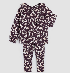 Miles the Label Vine Print Baby Set