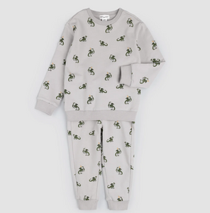 Miles the Label Dragon Print Baby Set