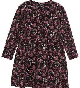 Minymo Bordeaux Print Dress