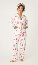 Load image into Gallery viewer, PJ Salvage Flannel Pyjamas Cranberries and Cocktails
