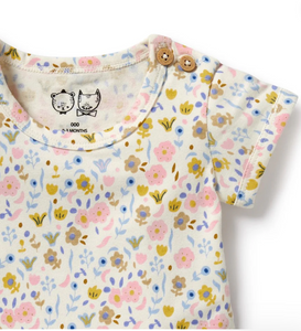 Wilson and Frenchy Ava Floral Onesie