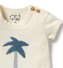 Load image into Gallery viewer, Wilson and Frenchy Palm Tree Onesie
