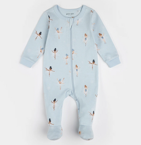 Petit Lem Sugar Plum Fairy Print Sleeper