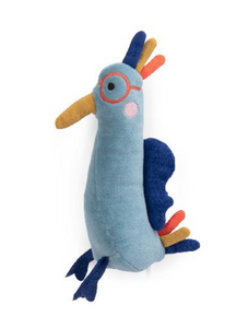 Les Toupitis Moulin Roty Blue Bird Rattle