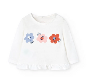 Boboli Baby Flower Tee and Legging