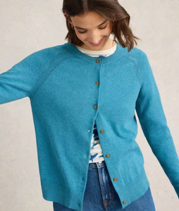 White Stuff UK Lulu Cardi Mid Blue