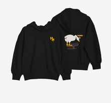 Load image into Gallery viewer, Headster Goose on the Loose Pullover Hoodie Black
