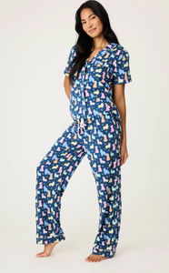 PJ Salvage Whimsy Dog PJ Set