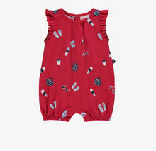 Load image into Gallery viewer, Souris Mini Seaside Jersey Shortie Playsuit
